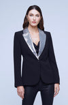 Clementine Blazer in Black Silver