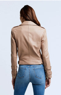 Billie Belted Leather Jacket