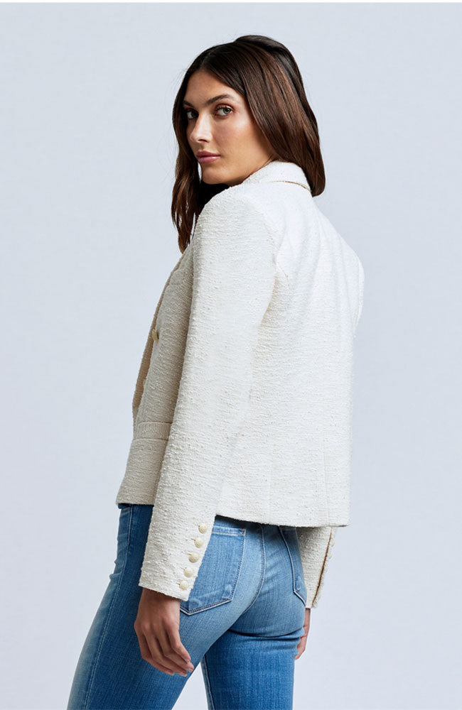 Brooke Double Breasted Crop Blazer