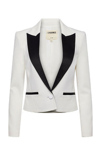 Scarlet Crop Blazer