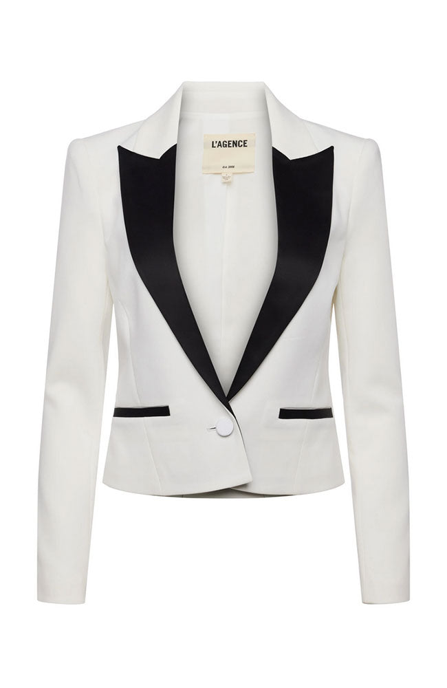 Scarlet Crop Blazer