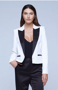 Scarlet Crop Blazer
