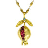 Gold Fruitful Life Pomegranate Necklace