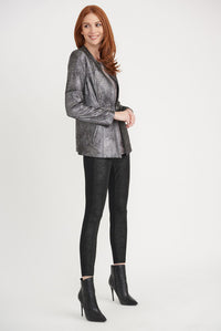Metallic Jacket with Grommets