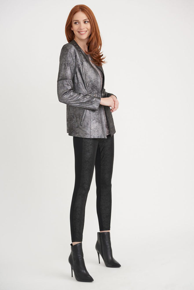 Metallic Jacket with Grommets