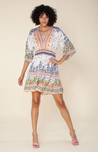 Kimono Sleeve Dress in Ivory