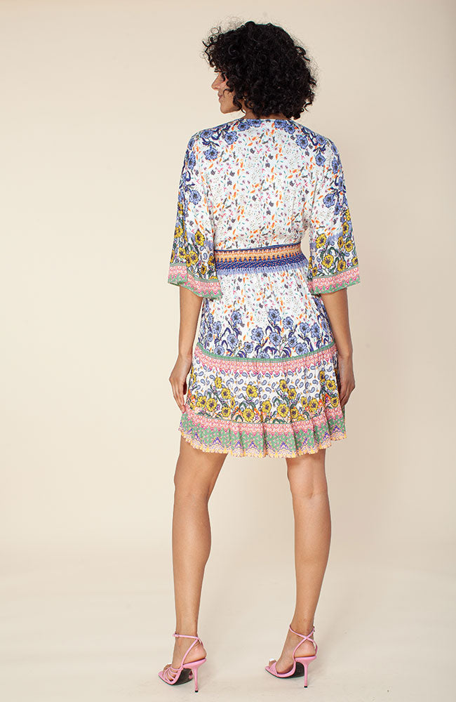Kimono Sleeve Dress in Ivory