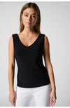 Sleeveless Deep V Neck Tank