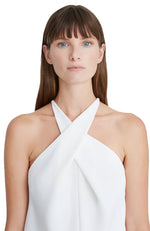 Laurel Crepe Halter Top