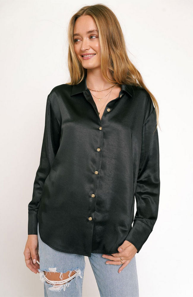 Button Down Silky Shirt