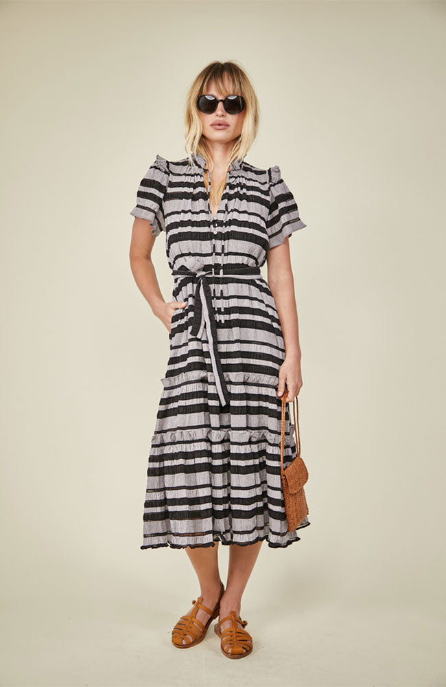 Matthews Dress Black Stripe