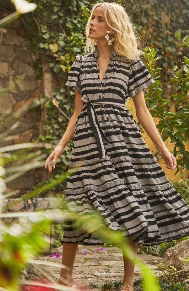 Matthews Dress Black Stripe