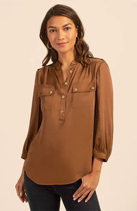 Blue Sky Top in Toasted Coconut