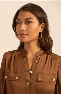 Blue Sky Top in Toasted Coconut