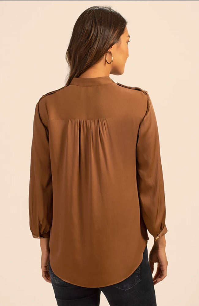 Blue Sky Top in Toasted Coconut