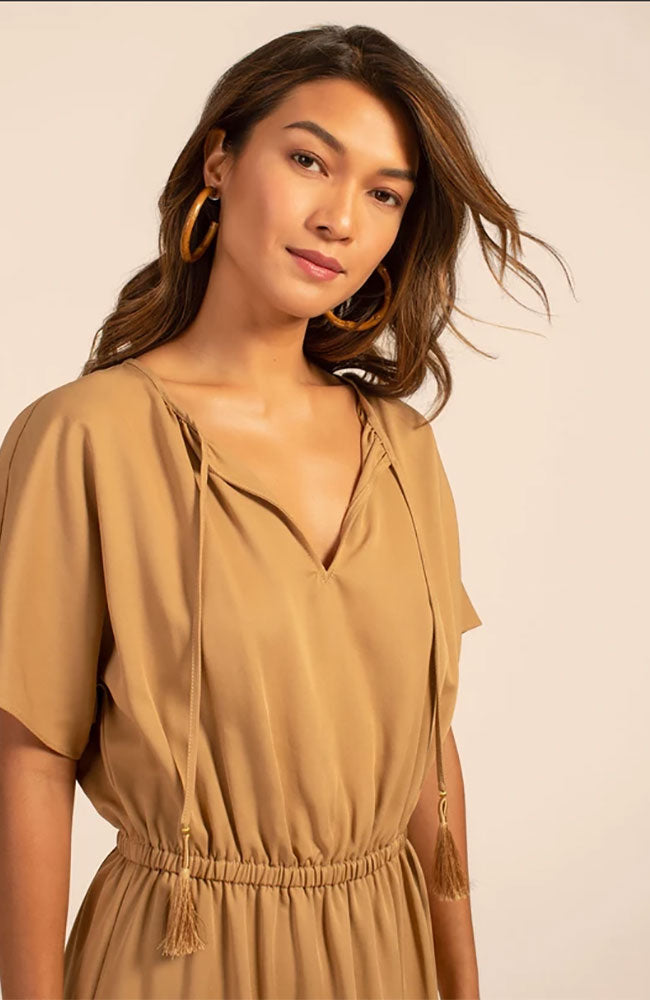 Mahalo Dress in Camel