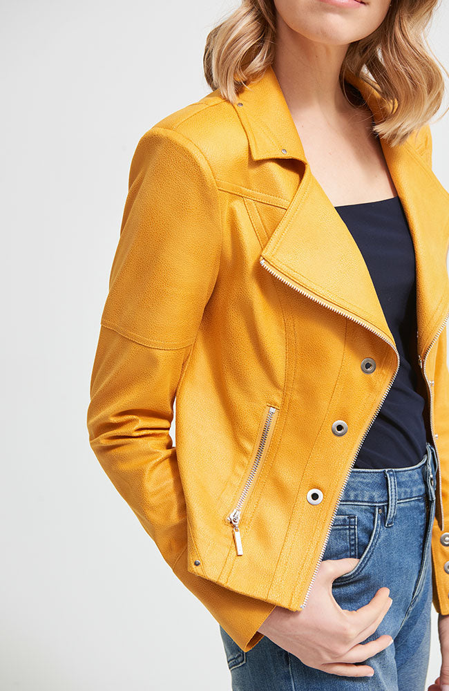 Leather Stud Jacket