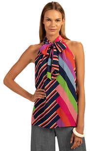 Sleeveless Demming Top