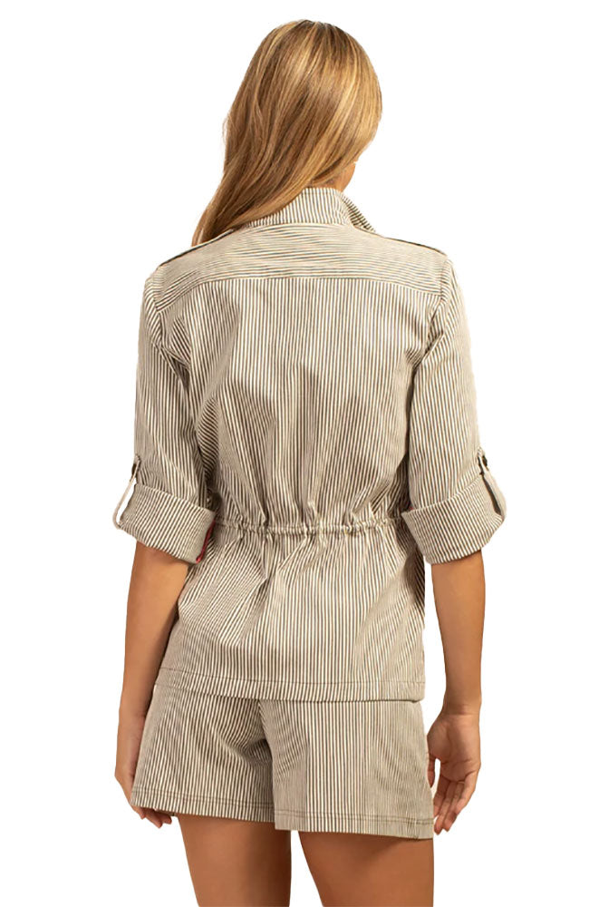 Bouyant Jacket in Sage Whitewash