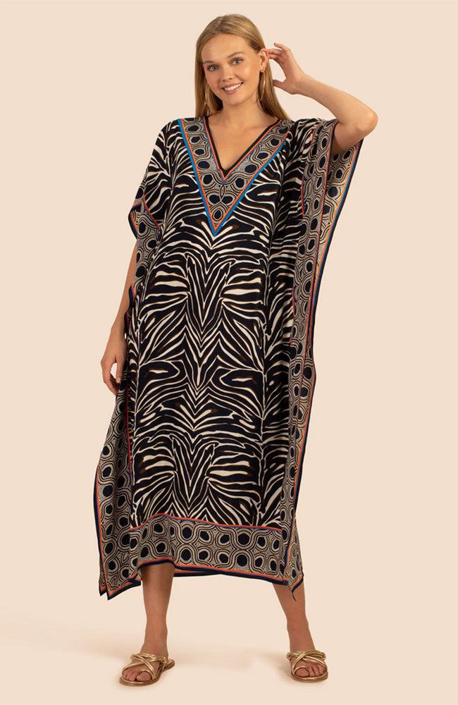 Theodora Maxi Dress Ink Multi