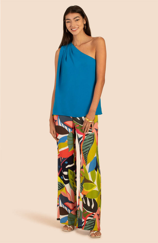 Long Weekend Pant Green Multi