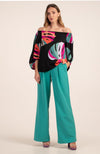 Windward Top Black Multi
