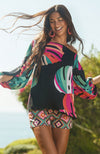 Windward Top Black Multi