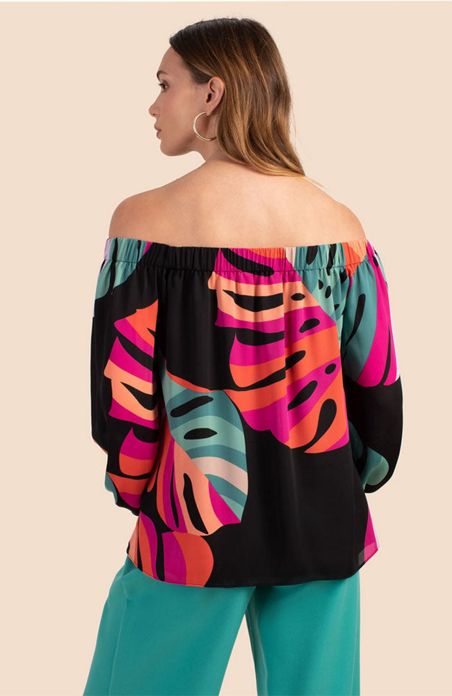 Windward Top Black Multi