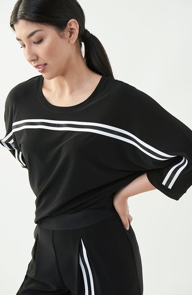 Dolman Sleeve Top with Stones