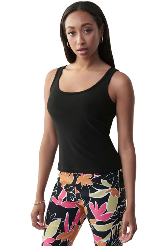 2 Pc Tank & Cover Up in Black