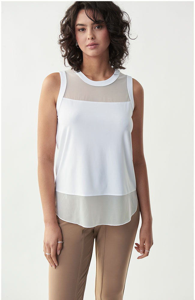 Sleeveless Tank Mesh Details