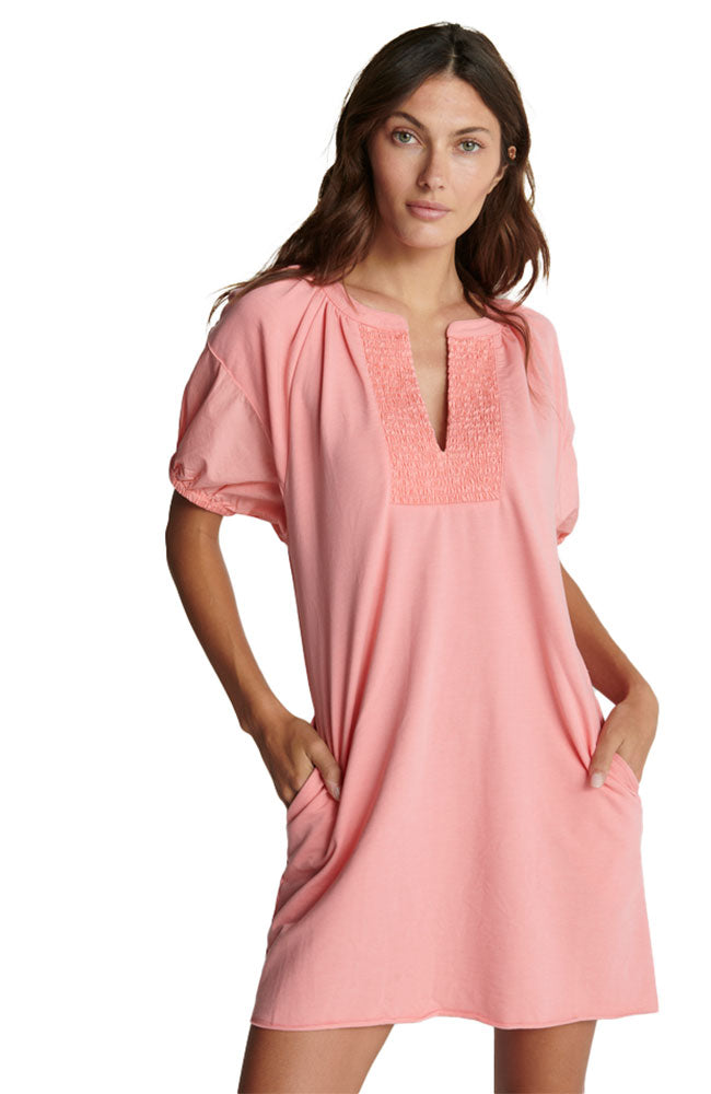 Rey Dress in Quartz Pink