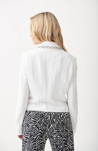 Linen Moto Jacket