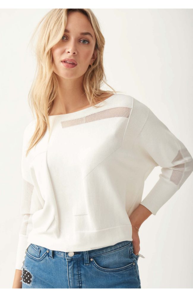 Mesh Long Sleeve Tunic
