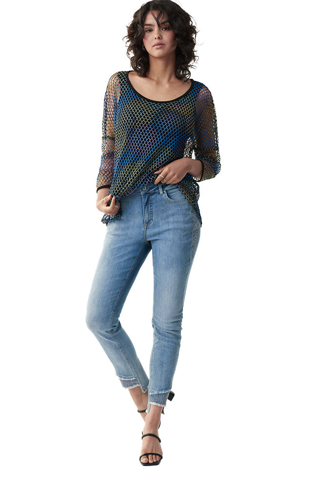 Stone Embellished Jeans