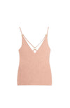 Tatiana Rib V Neck Tank Top