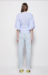 Katrina Linen Wrap Top