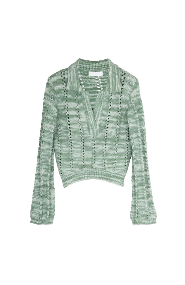 Berenice Rib LS Polo