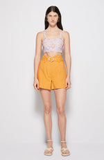 Winn Draped Linen Shorts
