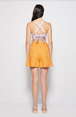 Winn Draped Linen Shorts