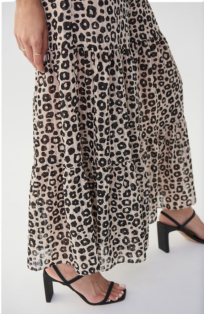 Animal Pant Black Beige
