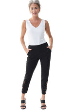Capri Pant with Lattice Hem