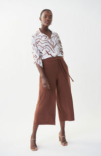 Tie Belt Gaucho Pant