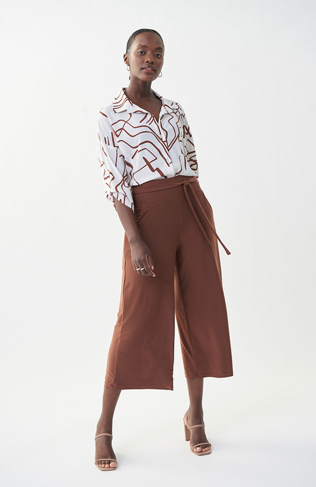 Tie Belt Gaucho Pant