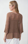 Mesh Sweater with Detachable Cami