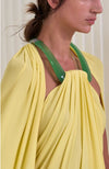 Jacky Draped Jersey Halter Dress