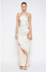 Hansel Marble Satin Gown