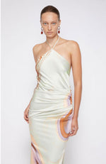 Hansel Marble Satin Gown