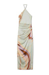 Hansel Marble Satin Gown