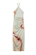 Hansel Marble Satin Gown